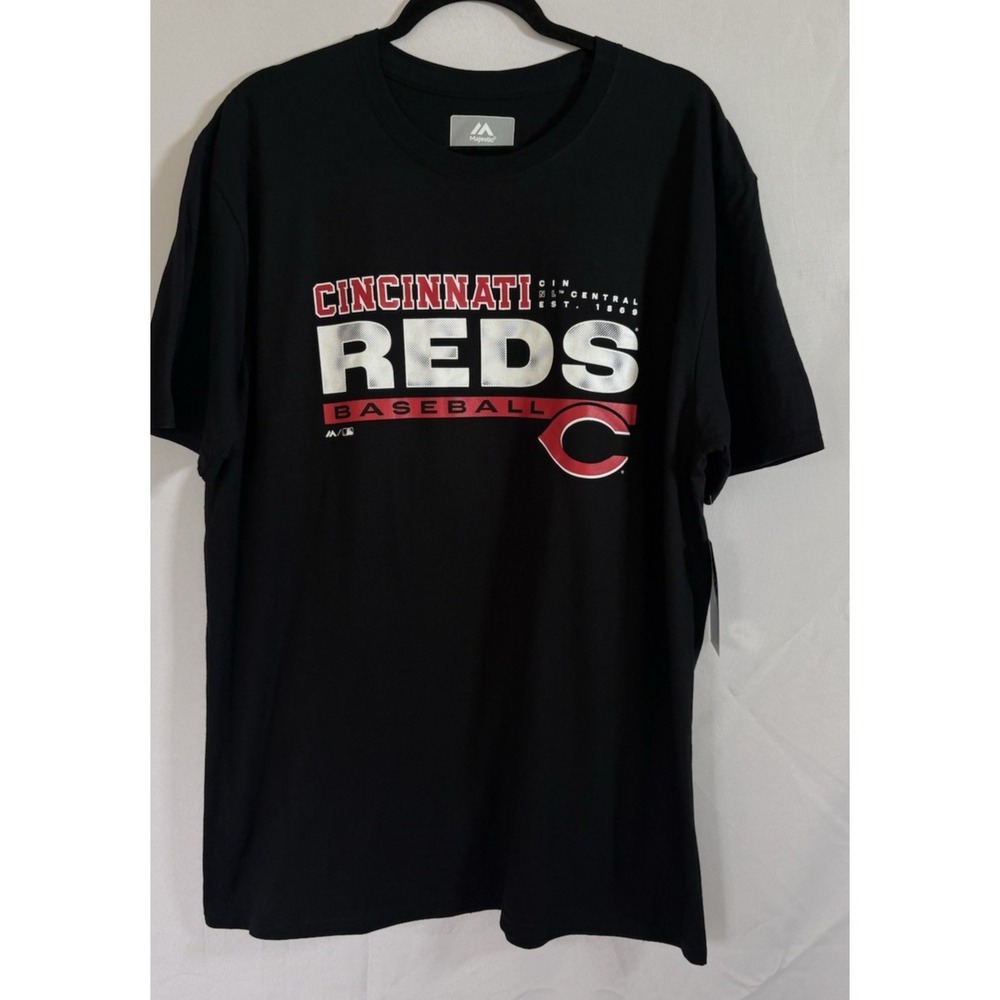 Majestic t-shirt size 3xl cincinatti reds baseball short sleeve new